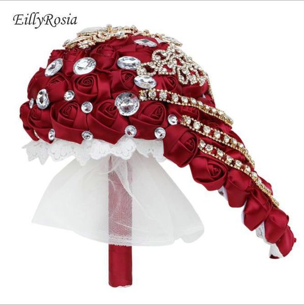 wedding flowers eillyrosia burgundy waterfall brooch bouquet for bride crystals jewelrys sequined tassel teardrop silk ribbon
wedding flowers eillyrosia burgundy waterfall brooch bouquet for bride crystals jewelrys sequined tassel teardrop silk ribbon