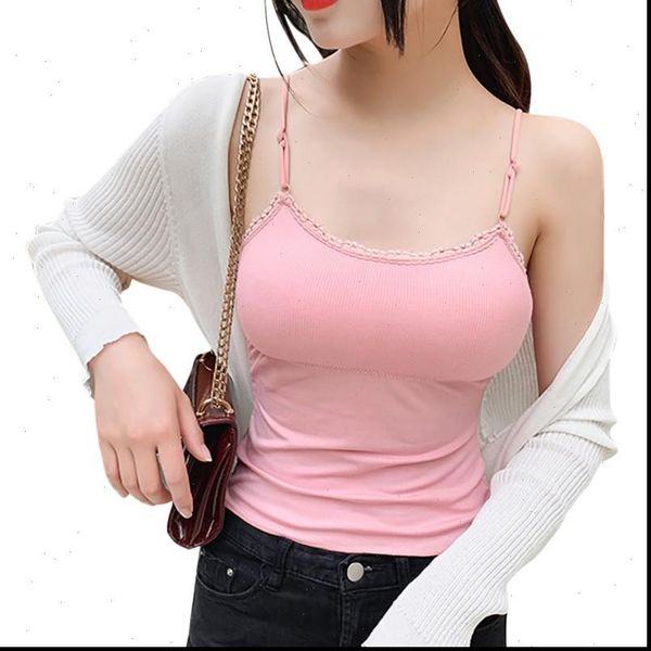 women knit camis linear tank sleeveless lace solid color slim halter removable chest pad summer vest, White
women knit camis linear tank sleeveless lace solid color slim halter removable chest pad summer vest, White