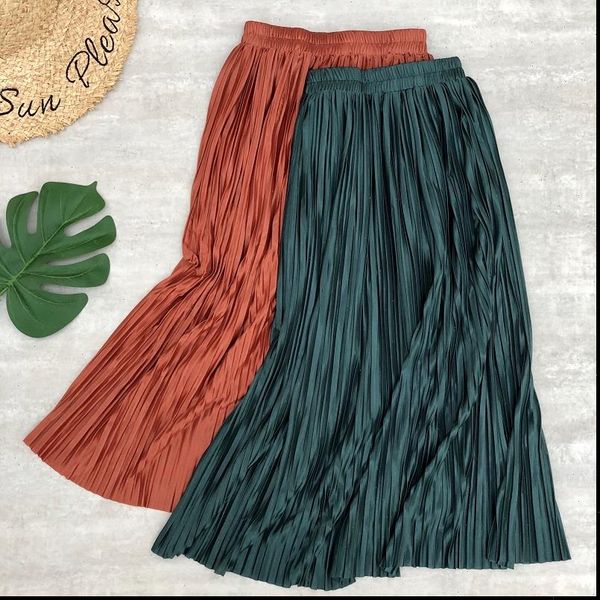 sping summer midi pleated metallic women skirt color shinny long casual daily for, Black
sping summer midi pleated metallic women skirt color shinny long casual daily for, Black