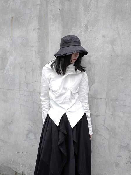 women's blouses & shirts superaen 2021 korean design women white black blouse long sleeve turtleneck elegant high street shirt casual b
women's blouses & shirts superaen 2021 korean design women white black blouse long sleeve turtleneck elegant high street shirt casual b
