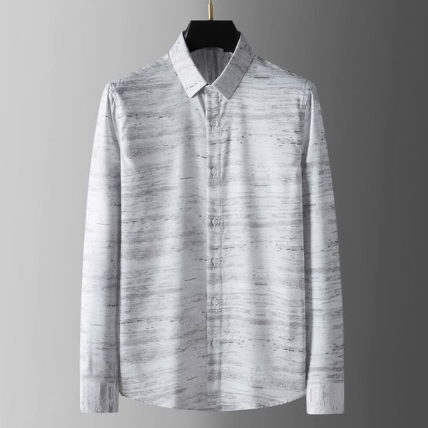 men's casual shirts minglu irregularity stripe male luxury long sleeve flower mens dress fashion slim fit party man 3xl, White;black
men's casual shirts minglu irregularity stripe male luxury long sleeve flower mens dress fashion slim fit party man 3xl, White;black