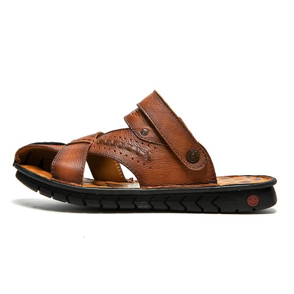 sandals summer men breathable beach genuine leather shoes non-slip outdoor 's casual male footwear1 x1fz, Black
sandals summer men breathable beach genuine leather shoes non-slip outdoor 's casual male footwear1 x1fz, Black