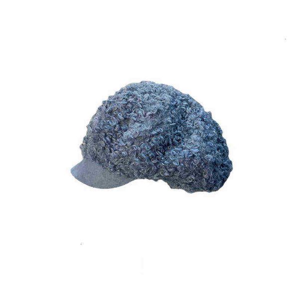 fashionable oversized lamb feather duck tongue hat autumn and winter warm versatile soft cloud hat women's beret, Blue;gray
fashionable oversized lamb feather duck tongue hat autumn and winter warm versatile soft cloud hat women's beret, Blue;gray