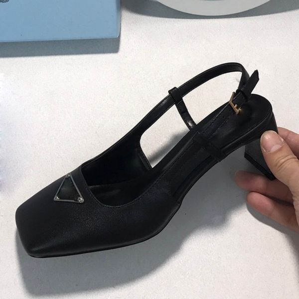 designer womens shoes square toe triangle high heels spring fall fashion frosted leather slingback strap sandals, Black
designer womens shoes square toe triangle high heels spring fall fashion frosted leather slingback strap sandals, Black
