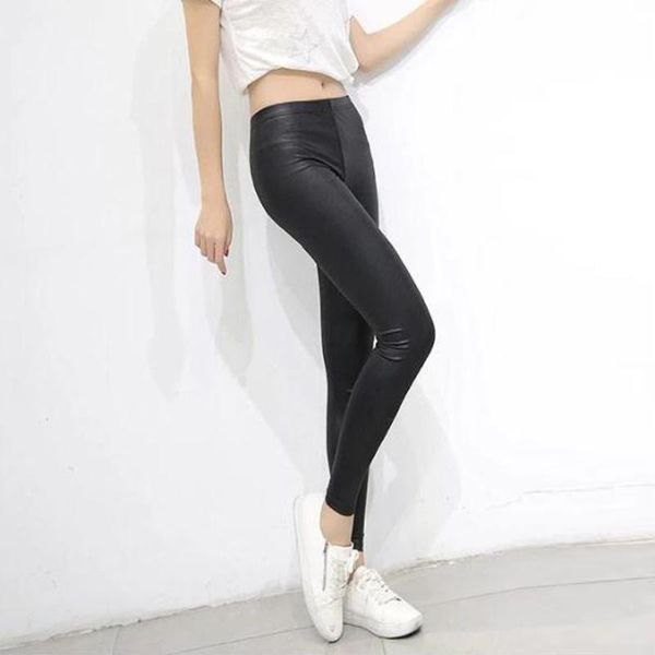 women's leggings women black stretch faux leather high waist pants sheath push up skinny trousers 2021
women's leggings women black stretch faux leather high waist pants sheath push up skinny trousers 2021
