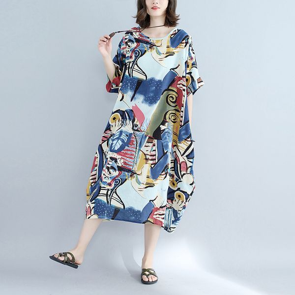 dress 2021 summer Europe style big size fat mm comfortable and fine cotton silk printed short sleeves dressed in belly bathrobe, Black;gray
dress 2021 summer Europe style big size fat mm comfortable and fine cotton silk printed short sleeves dressed in belly bathrobe, Black;gray