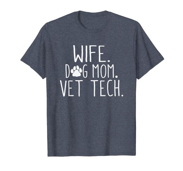wife dog mom vet tech t shirt dog lover gift mothers day t-shirt, White;black
wife dog mom vet tech t shirt dog lover gift mothers day t-shirt, White;black
