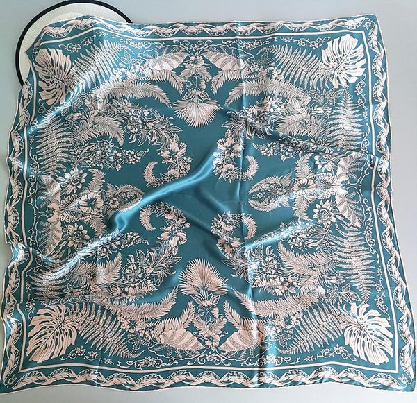 scarves designer satin silk scarf women large 110*110 square hand rolled edges mulberry wrap shawls, Blue;gray
scarves designer satin silk scarf women large 110*110 square hand rolled edges mulberry wrap shawls, Blue;gray