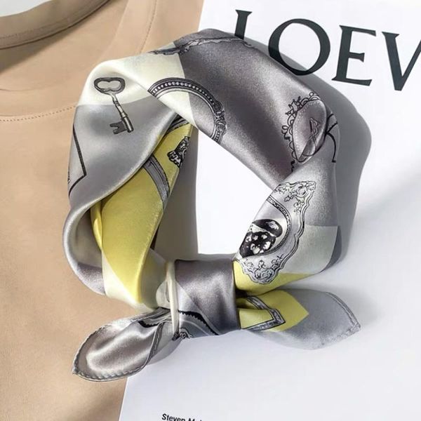 scarves scarf for women luxury handkerchiefs hair women's bag silk shawl headscarf pareo bandana, Blue;gray
scarves scarf for women luxury handkerchiefs hair women's bag silk shawl headscarf pareo bandana, Blue;gray