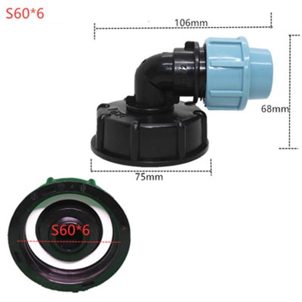 watering equipments ibc tank adapter s60x6 to mdpe elbow pipe fitting 20/25mm garden hose faucet connector replacement valve fit
watering equipments ibc tank adapter s60x6 to mdpe elbow pipe fitting 20/25mm garden hose faucet connector replacement valve fit