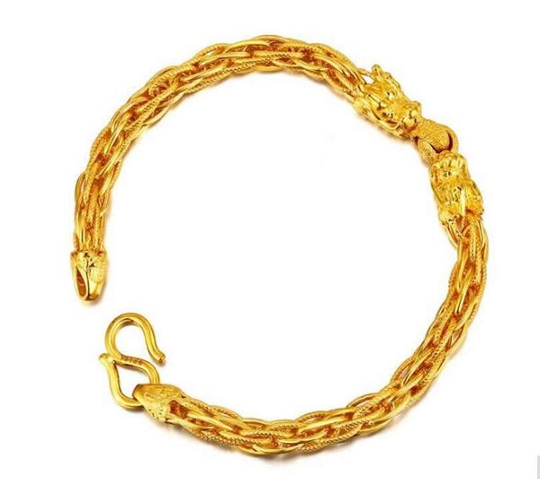 charm bracelets authentic 999 solid 24k yellow gold bracelet/ pure dragon 24g, Golden;silver
charm bracelets authentic 999 solid 24k yellow gold bracelet/ pure dragon 24g, Golden;silver