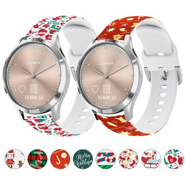 watch bands christmas silicone strap for garmin vivoactive 4 3 wrist band vivomove hr venu 2 /active 20mm 22mm watchband, Black;brown
watch bands christmas silicone strap for garmin vivoactive 4 3 wrist band vivomove hr venu 2 /active 20mm 22mm watchband, Black;brown