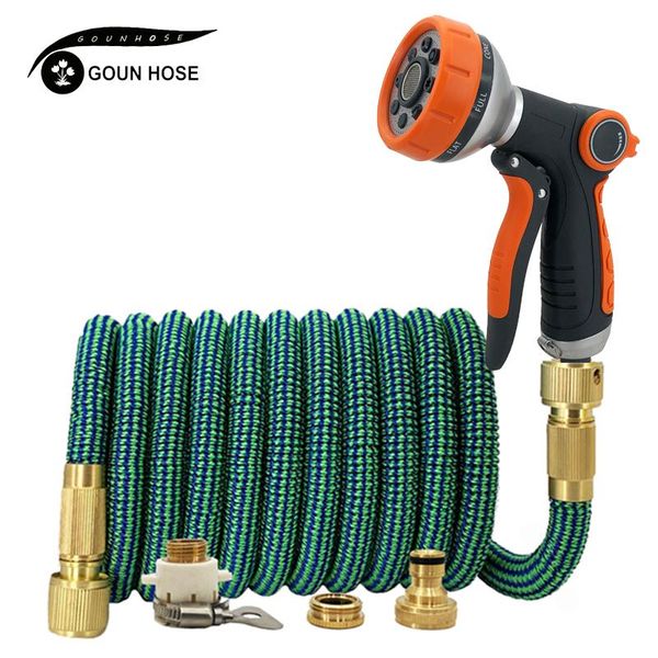 watering equipments 16-125ft garden expandable hose pipe water high pressure magic flexible car washing with spray gun
watering equipments 16-125ft garden expandable hose pipe water high pressure magic flexible car washing with spray gun