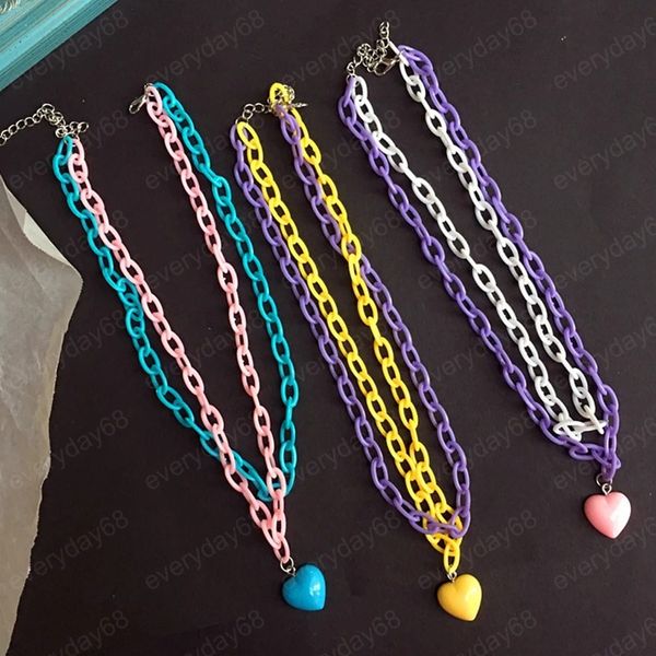 cute acrylic link chain harajuku colorful love heart choker necklace women hip hop party accesories jewely gift, Golden;silver
cute acrylic link chain harajuku colorful love heart choker necklace women hip hop party accesories jewely gift, Golden;silver