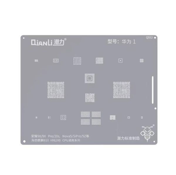 qianli cpu reballing stencil for huawei honor 9x pro 8x 20i 10 20 lite p30 mate 7 8 9 nova 2s p7 p8 p9 g7 g8x cell phone repairing tools
qianli cpu reballing stencil for huawei honor 9x pro 8x 20i 10 20 lite p30 mate 7 8 9 nova 2s p7 p8 p9 g7 g8x cell phone repairing tools