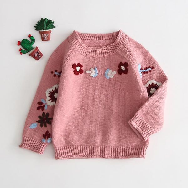 pullover spring autumn baby girls knitted sweater infant boy kids embroidered long sleeves cute flower toddler girl clothes, Blue
pullover spring autumn baby girls knitted sweater infant boy kids embroidered long sleeves cute flower toddler girl clothes, Blue