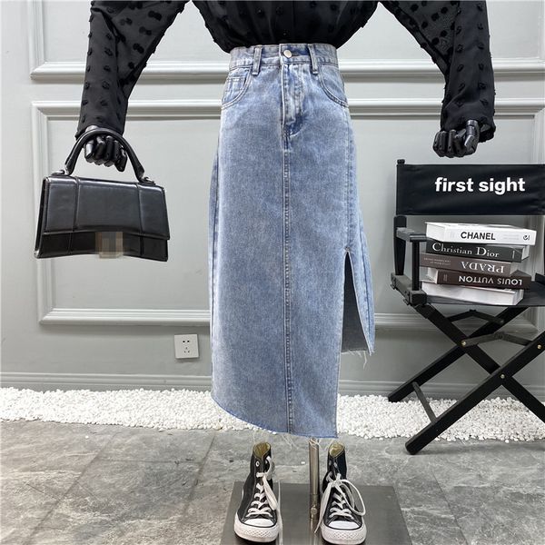 skirts design of irregular niche rough division denim 2021 stylish high waist joker skirt, Black
skirts design of irregular niche rough division denim 2021 stylish high waist joker skirt, Black