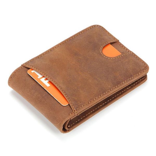 rfid card protection mens wallet leather genuine retro bifold dollar clips designer wallets famous brand male money bags, Red;black
rfid card protection mens wallet leather genuine retro bifold dollar clips designer wallets famous brand male money bags, Red;black