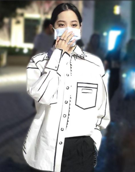 women's blouses & shirts 2021 summer long shirt fashion grid print standing collar fall casual wear, White
women's blouses & shirts 2021 summer long shirt fashion grid print standing collar fall casual wear, White