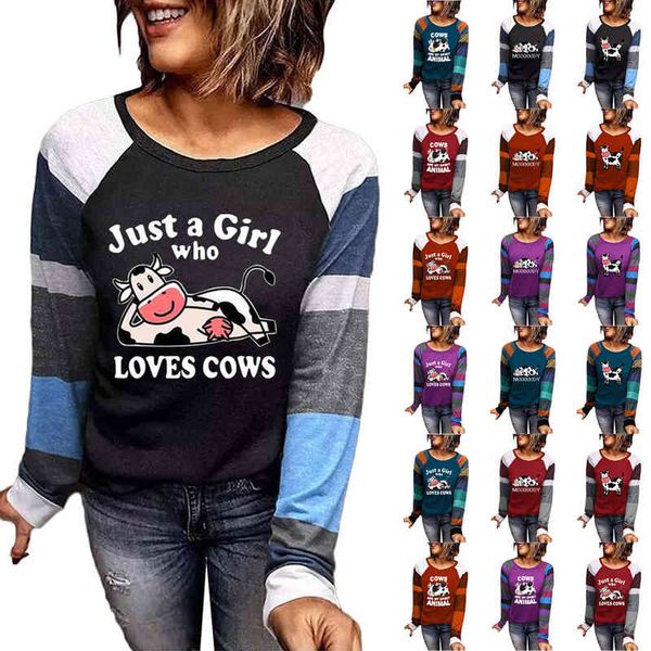 casual dresses autumn winter 2022 multicolor cow women's long sleeve bottomed t-shirt, Black;gray
casual dresses autumn winter 2022 multicolor cow women's long sleeve bottomed t-shirt, Black;gray