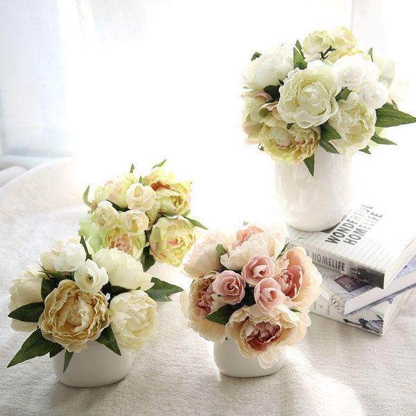 decorative flowers & wreaths factory wholesale peony bouquet champagne artificial flower boquet holder foreign trade home decoration wedding
decorative flowers & wreaths factory wholesale peony bouquet champagne artificial flower boquet holder foreign trade home decoration wedding