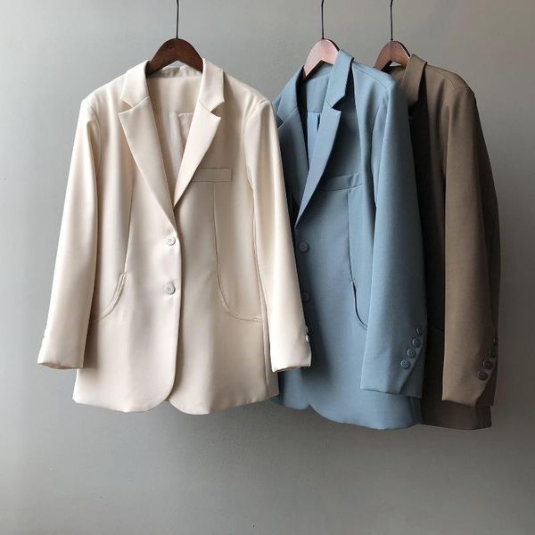 women's suits & blazers leisure suit tweed coat women loose jacket for office lady, White;black
women's suits & blazers leisure suit tweed coat women loose jacket for office lady, White;black
