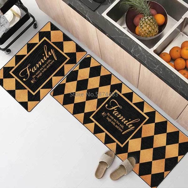 fashion modern rhombus geometry yellow black kitchen mat combination entry bedroom non-slip bedside blanket carpets
fashion modern rhombus geometry yellow black kitchen mat combination entry bedroom non-slip bedside blanket carpets