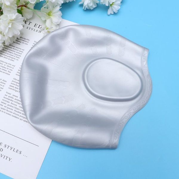 silicone swimming cap waterproof hat sports elastic ear protection head accessory for (silv caps
silicone swimming cap waterproof hat sports elastic ear protection head accessory for (silv caps