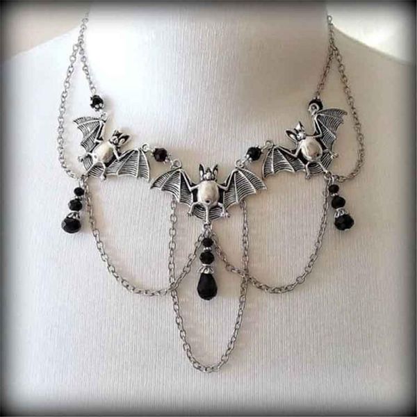 classic vintage bats water drop pendents necklace for women fashion acrylic bead statement collier multilayer jewelry pendant necklaces, Silver
classic vintage bats water drop pendents necklace for women fashion acrylic bead statement collier multilayer jewelry pendant necklaces, Silver