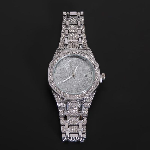 wristwatches 16mm men diamonds watch quartz gold hip hop luxury burn wristband watches with micropave cz rvs clock relogio, Slivery;brown
wristwatches 16mm men diamonds watch quartz gold hip hop luxury burn wristband watches with micropave cz rvs clock relogio, Slivery;brown