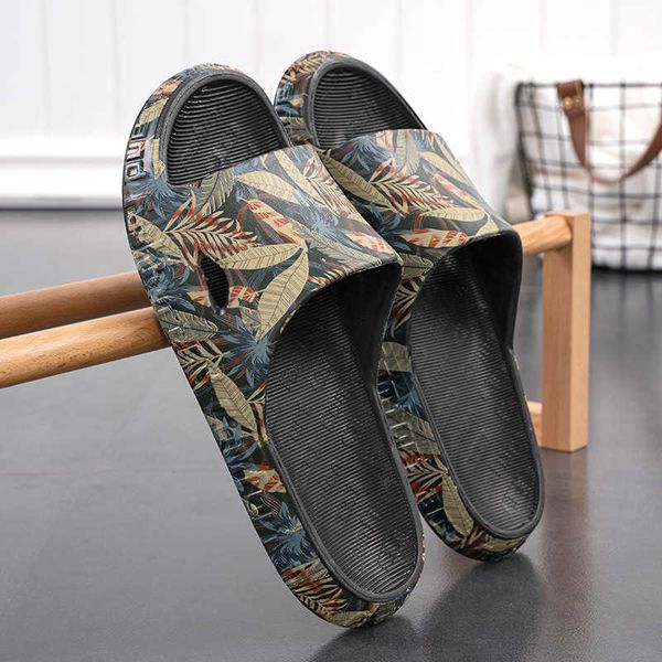 summer men's trend slippers non-slip eva massage household sandals breathable beach shoes 210908, Black
summer men's trend slippers non-slip eva massage household sandals breathable beach shoes 210908, Black