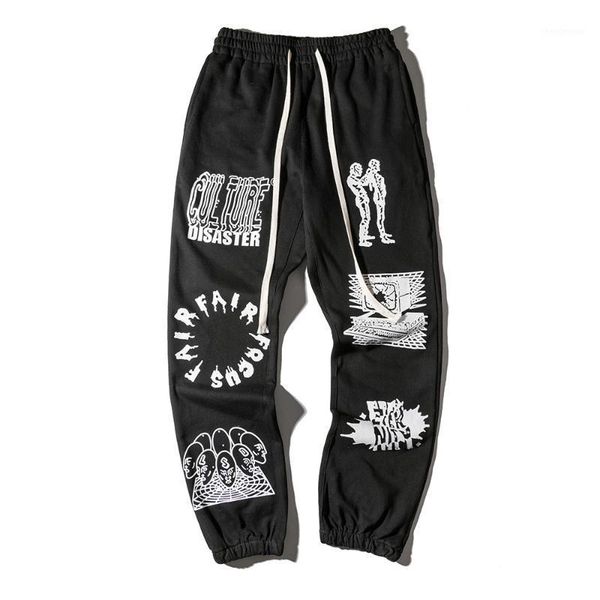 street hipster spoof pattern print sweatpants men's elastic waist jogger pants harajuku hip hop casual loose haren trousers male, Black
street hipster spoof pattern print sweatpants men's elastic waist jogger pants harajuku hip hop casual loose haren trousers male, Black