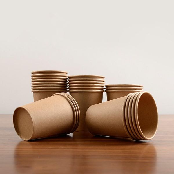disposable cups & straws 100pcs/pack paper coffee cup eco friendly tea drinking accessories
disposable cups & straws 100pcs/pack paper coffee cup eco friendly tea drinking accessories