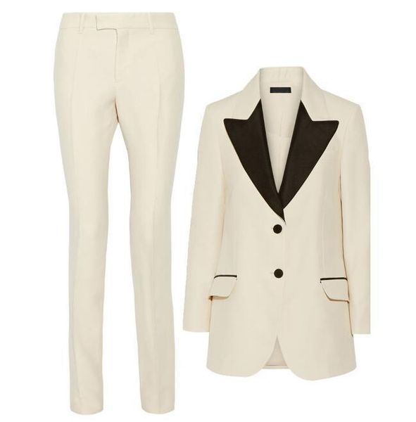 pants suits women runway designer two piece set ladies office wear formal business work slim blazer+pants pantsuits women's, White
pants suits women runway designer two piece set ladies office wear formal business work slim blazer+pants pantsuits women's, White