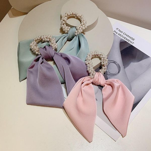 hair accessories 2021 women bowknot long streamer elastic band pure color ribbon pearl ring sweet scrunchies
hair accessories 2021 women bowknot long streamer elastic band pure color ribbon pearl ring sweet scrunchies