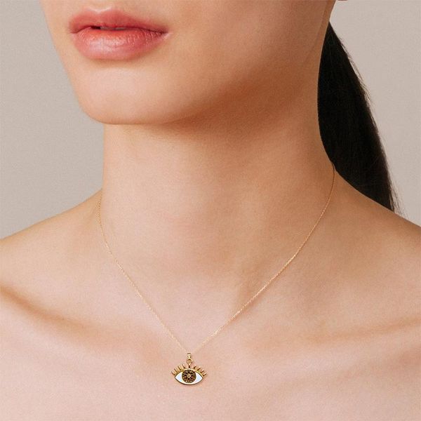 pendant necklaces creative exaggeration gold eye necklace fashion lady clavicle chain jewelry gifts women's party accessories, Silver
pendant necklaces creative exaggeration gold eye necklace fashion lady clavicle chain jewelry gifts women's party accessories, Silver