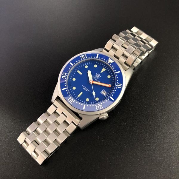wristwatches sd1979 steeldive stainless steel 20atm waterproof dive watch with japan movement nh35, Slivery;brown
wristwatches sd1979 steeldive stainless steel 20atm waterproof dive watch with japan movement nh35, Slivery;brown