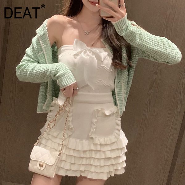 fashion temperament strapless sleeveless solid white ruffle bow skirt cake dress women spring and summer gx1147 210421, Black;gray
fashion temperament strapless sleeveless solid white ruffle bow skirt cake dress women spring and summer gx1147 210421, Black;gray