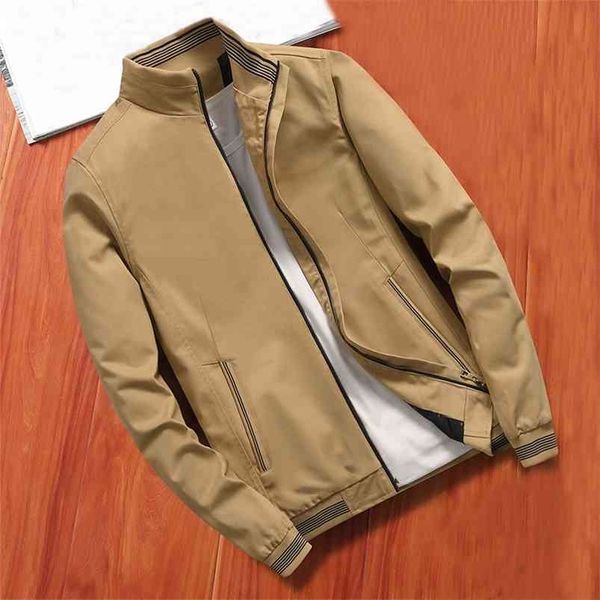 mantlconx spring autumn men's jacket casual male outwear windbreaker stand collar jacket men solid color outwear coats brand 210923, Black;brown
mantlconx spring autumn men's jacket casual male outwear windbreaker stand collar jacket men solid color outwear coats brand 210923, Black;brown