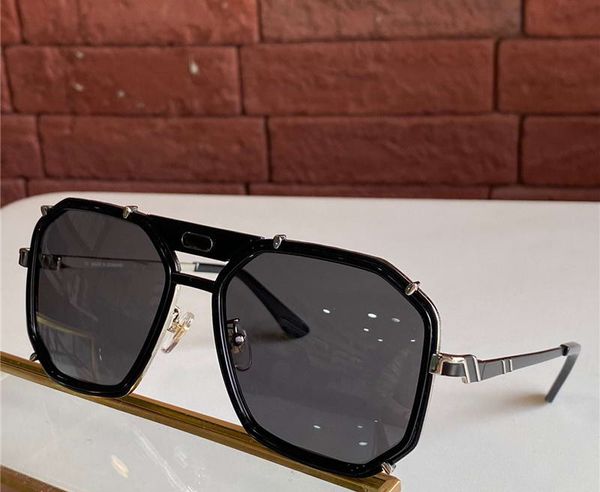 vintage 659 sunglasses for men black silver frame grey lenses sonnenbrille gafa de sol fashion sun glasses uv400 protection eyewear with cas, White;black 
vintage 659 sunglasses for men black silver frame grey lenses sonnenbrille gafa de sol fashion sun glasses uv400 protection eyewear with cas, White;black