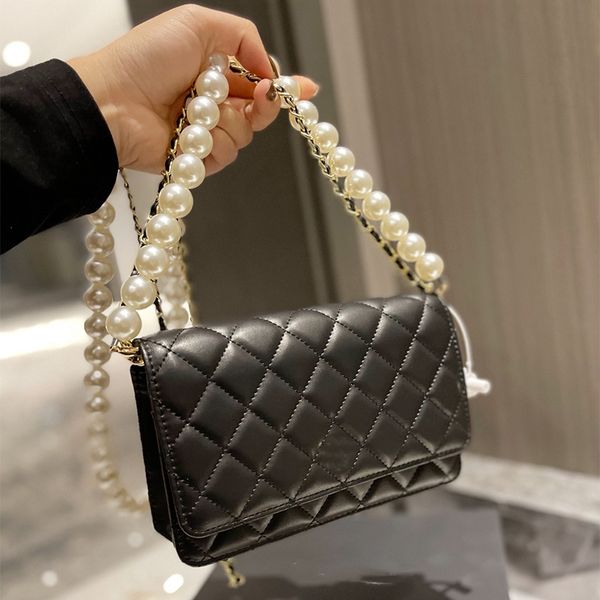classic diamond pattern ladies fashion shoulder bag pearl chain woc luxury lmitation brand 19 handbags street single product designer handba
classic diamond pattern ladies fashion shoulder bag pearl chain woc luxury lmitation brand 19 handbags street single product designer handba