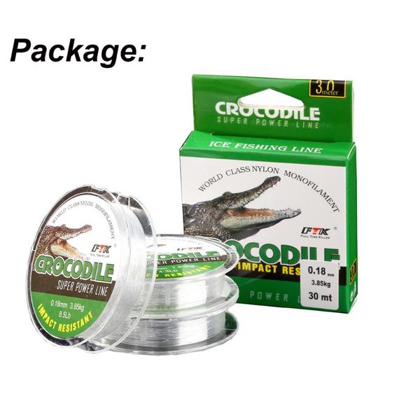 arrival high tensile transparent 100% nylon line 30m long monofilament invisible wire winter ice fishing accessories braid
arrival high tensile transparent 100% nylon line 30m long monofilament invisible wire winter ice fishing accessories braid