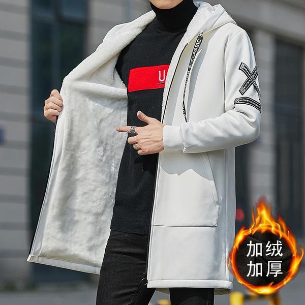 men's trench coats men winter thicken fleece jacket mens casual hooded coat cargo cotton jackets windbreaker outwear man, Tan;black
men's trench coats men winter thicken fleece jacket mens casual hooded coat cargo cotton jackets windbreaker outwear man, Tan;black