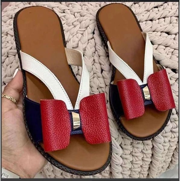 sandals 2021 women's slippers ladies summer fashion casual flat color blocking bowknot large size beach shoes mujer cynh, Black
sandals 2021 women's slippers ladies summer fashion casual flat color blocking bowknot large size beach shoes mujer cynh, Black