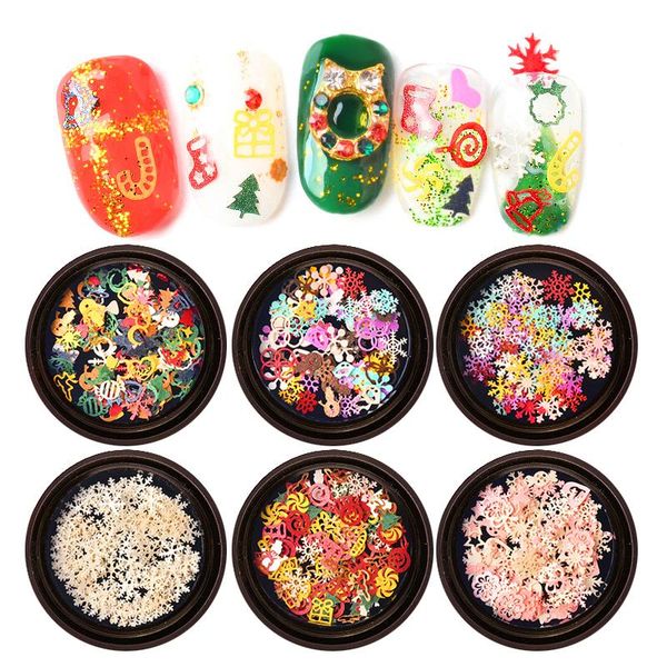 1box christmas nail art sequins ultrathin metal slices mixed santa claus snowflakes 3d colorful sticker ornaments diy tools decorations, Silver;gold
1box christmas nail art sequins ultrathin metal slices mixed santa claus snowflakes 3d colorful sticker ornaments diy tools decorations, Silver;gold
