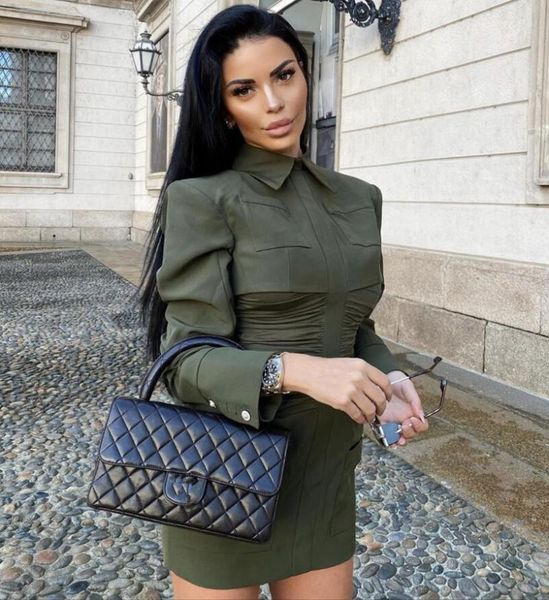 chic women long sleeve army green cotton winter dress 2021 designer bodycon elegant evening party vestido casual dresses, Black;gray
chic women long sleeve army green cotton winter dress 2021 designer bodycon elegant evening party vestido casual dresses, Black;gray
