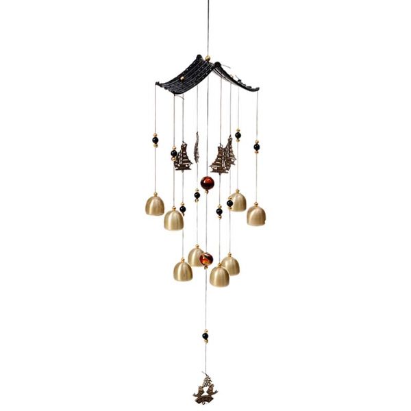 retro metal wind chime creative hanging pendant delicate door trim bells window decoration - sailbo decorative objects & figurines 
retro metal wind chime creative hanging pendant delicate door trim bells window decoration - sailbo decorative objects & figurines