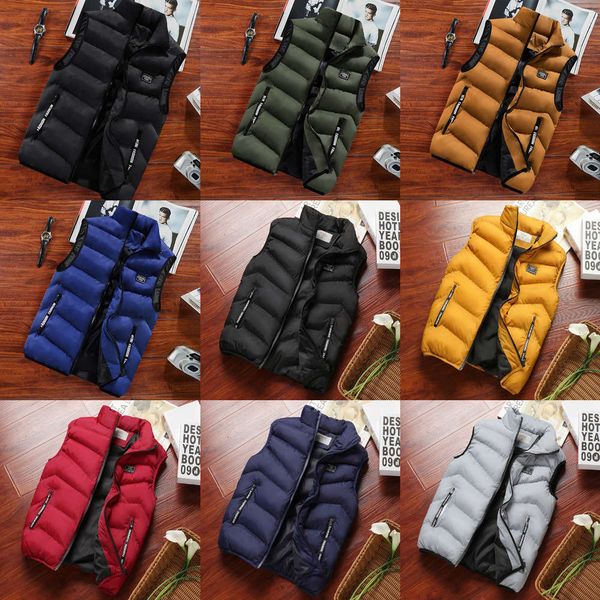 designer men's fashion sleeveless jacket spring warm soft vest casual jacket pure cotton thickening, Black;white
designer men's fashion sleeveless jacket spring warm soft vest casual jacket pure cotton thickening, Black;white