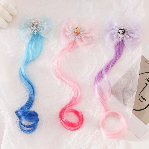 fashion cross-border products children's colorful wigs snowflake bow hairpin ice and snow edge wig hair accessories, Slivery;white
fashion cross-border products children's colorful wigs snowflake bow hairpin ice and snow edge wig hair accessories, Slivery;white