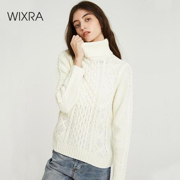 women's sweaters wixra must have solid 2021 autumn winter female turtleneck warm basic slim knitted sweater pullovers jumpers, White;black
women's sweaters wixra must have solid 2021 autumn winter female turtleneck warm basic slim knitted sweater pullovers jumpers, White;black